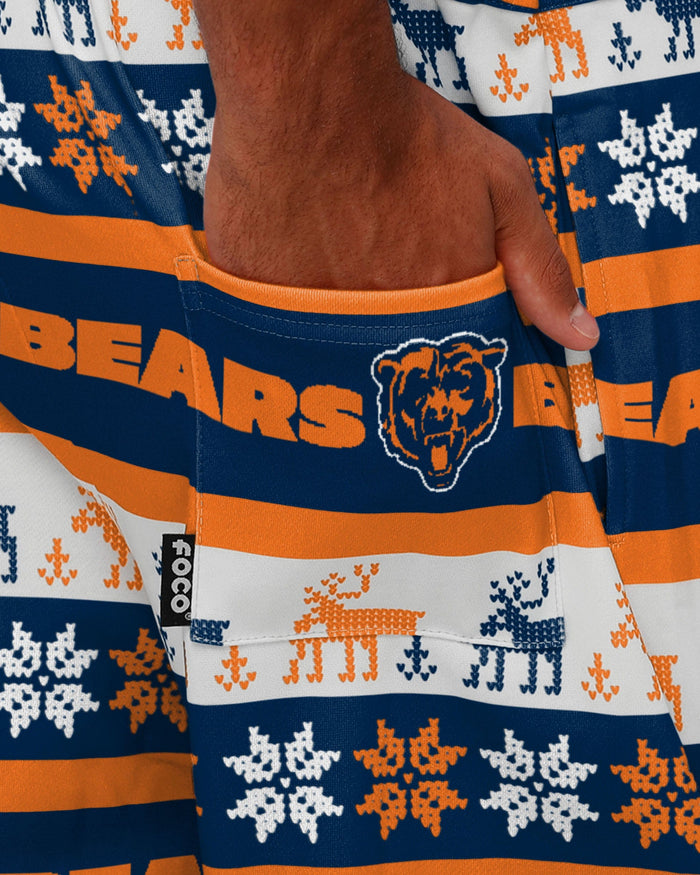 Chicago Bears Mens Ugly Home Gating Bib Overalls FOCO - FOCO.com