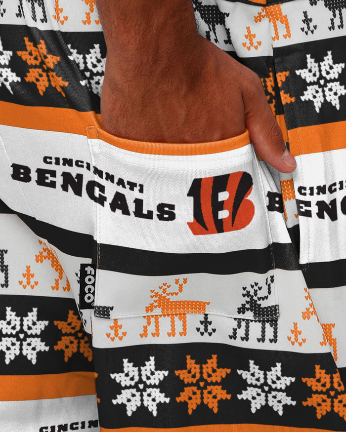 Cincinnati Bengals Mens Ugly Home Gating Bib Overalls FOCO - FOCO.com