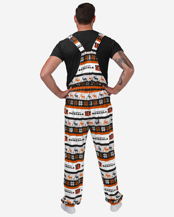 Cincinnati Bengals Mens Ugly Home Gating Bib Overalls FOCO - FOCO.com