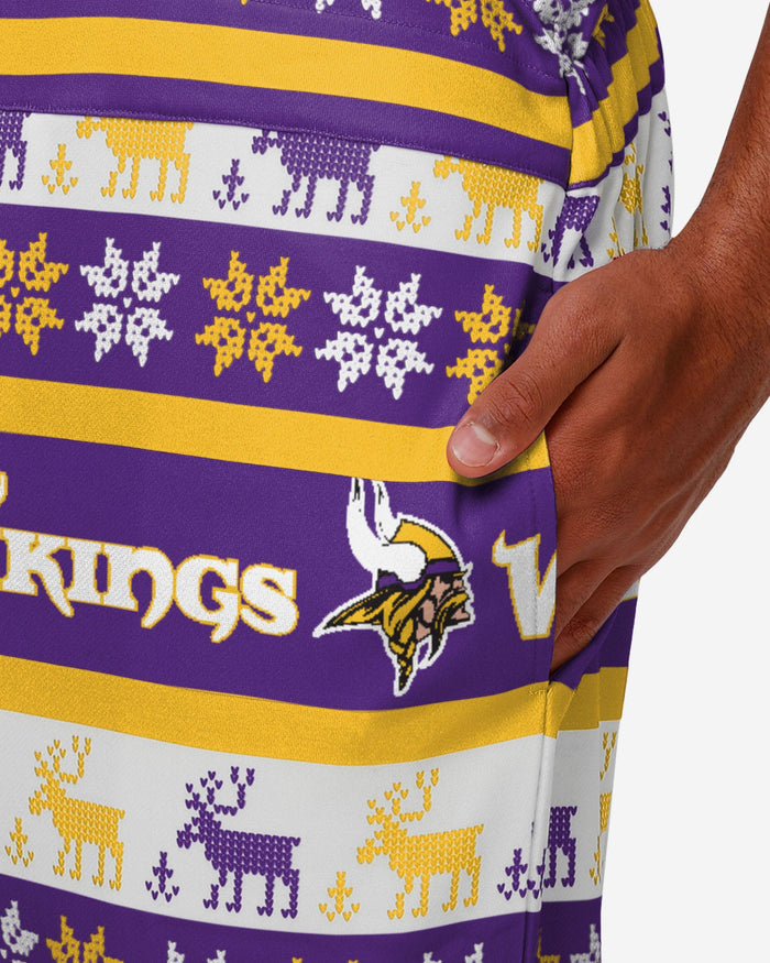 Minnesota Vikings Mens Ugly Home Gating Bib Overalls FOCO - FOCO.com