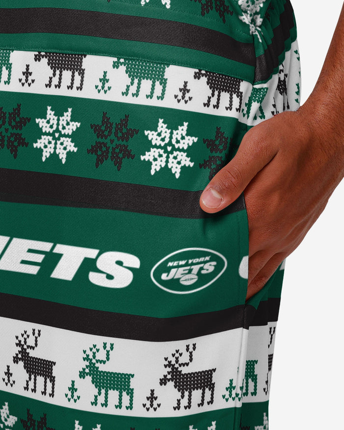 New York Jets Mens Ugly Home Gating Bib Overalls FOCO - FOCO.com