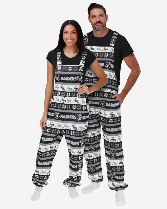 Las Vegas Raiders Mens Ugly Home Gating Bib Overalls FOCO - FOCO.com