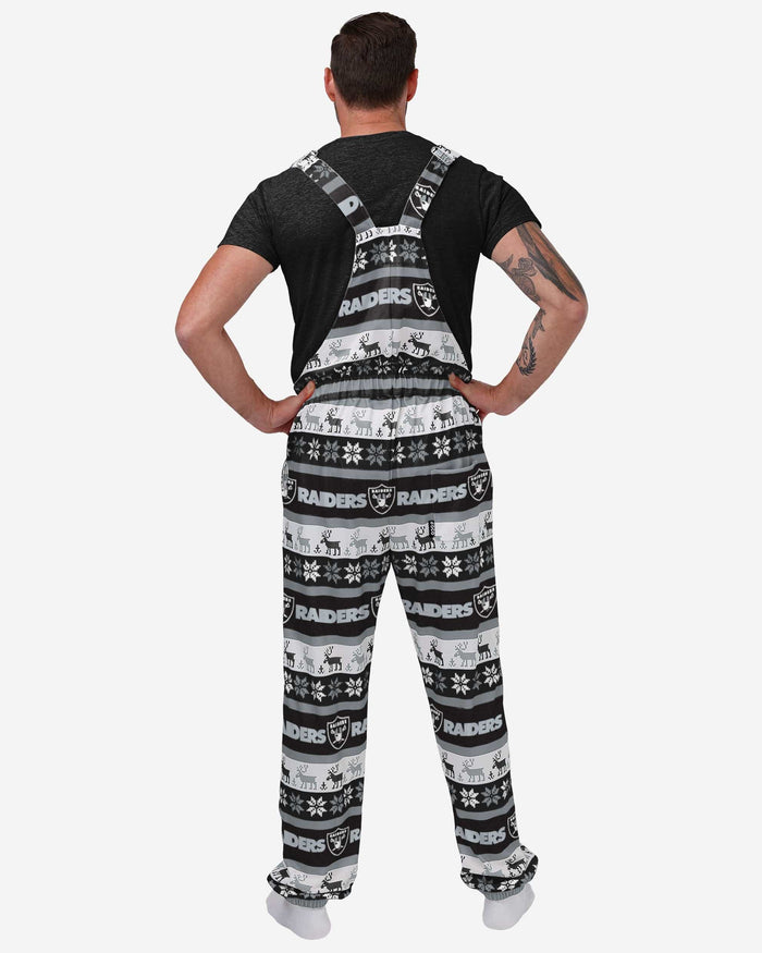 Las Vegas Raiders Mens Ugly Home Gating Bib Overalls FOCO - FOCO.com