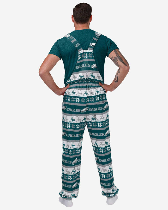 Philadelphia Eagles Mens Ugly Home Gating Bib Overalls FOCO - FOCO.com