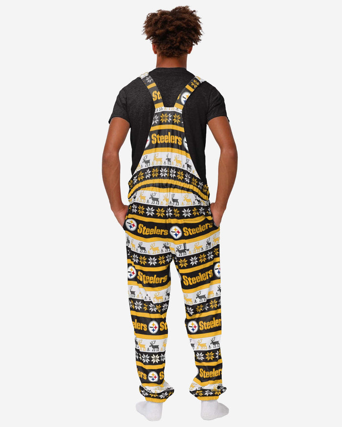 Pittsburgh Steelers Mens Ugly Home Gating Bib Overalls FOCO - FOCO.com