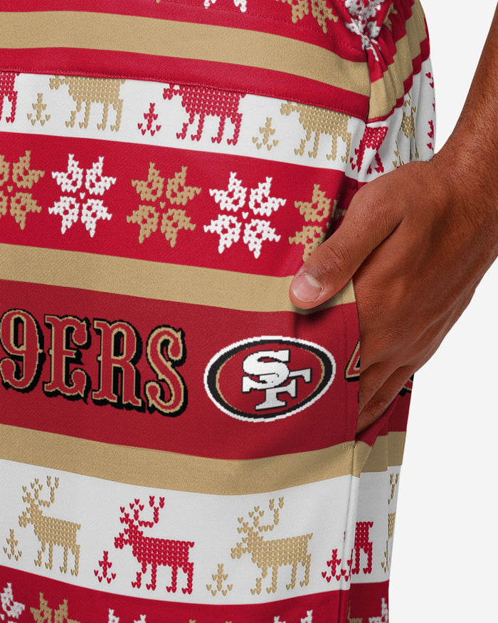 San Francisco 49ers Mens Ugly Home Gating Bib Overalls FOCO - FOCO.com