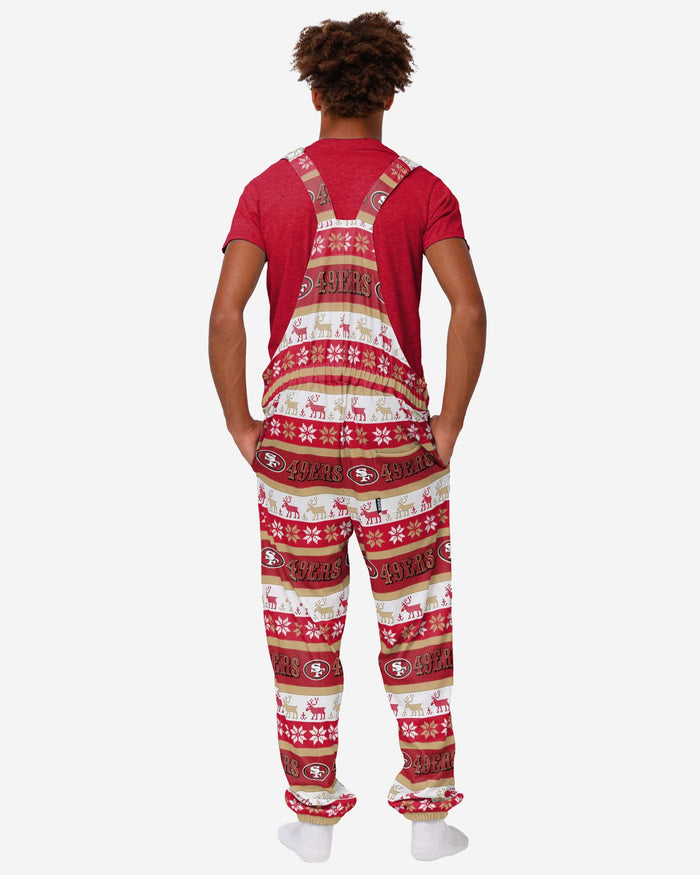 San Francisco 49ers Mens Ugly Home Gating Bib Overalls FOCO - FOCO.com