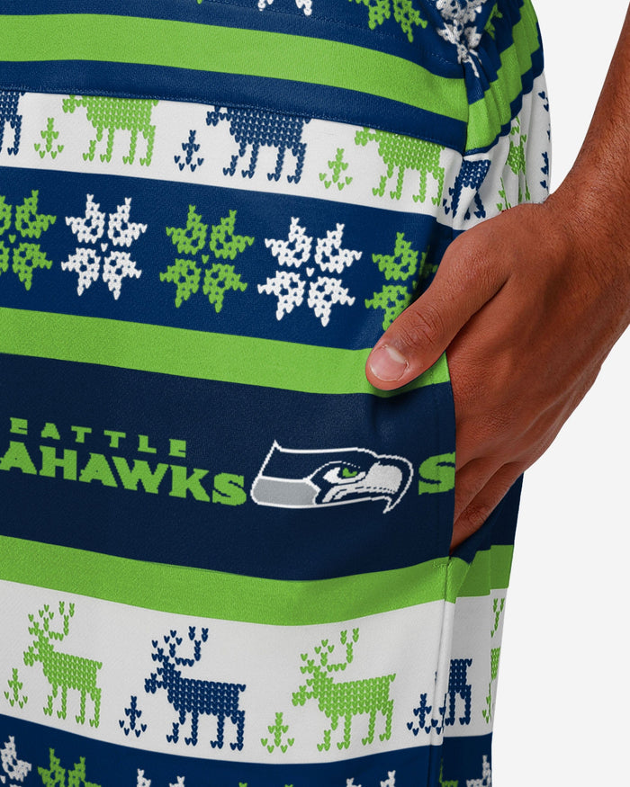 Seattle Seahawks Mens Ugly Home Gating Bib Overalls FOCO - FOCO.com