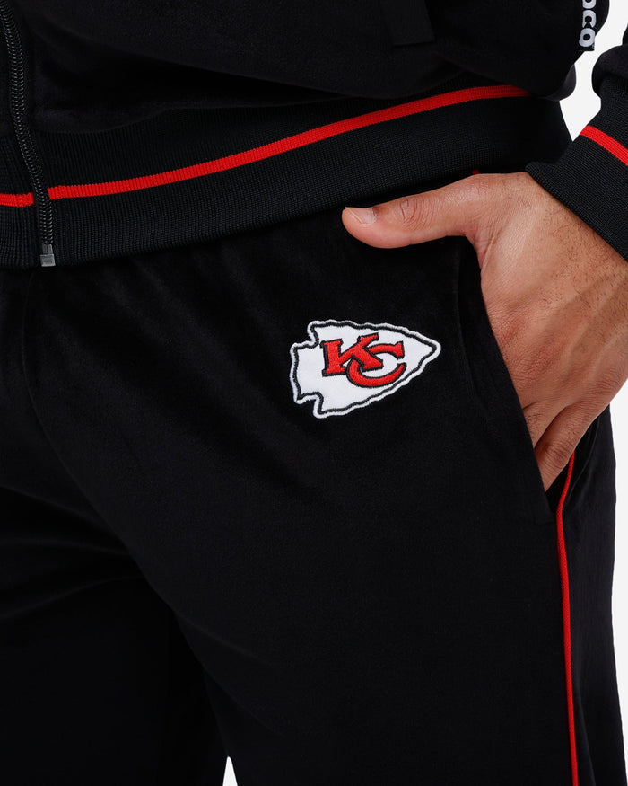 Kansas City Chiefs Black Velour Pants FOCO - FOCO.com