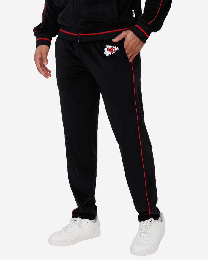 Kansas City Chiefs Black Velour Pants FOCO S - FOCO.com