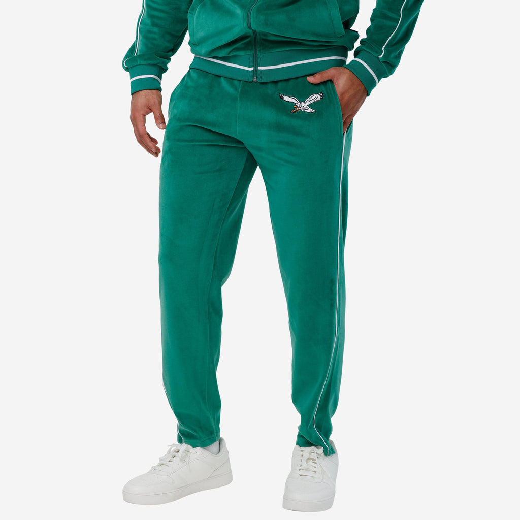 Philadelphia Eagles Kelly Green Velour Pants FOCO S - FOCO.com