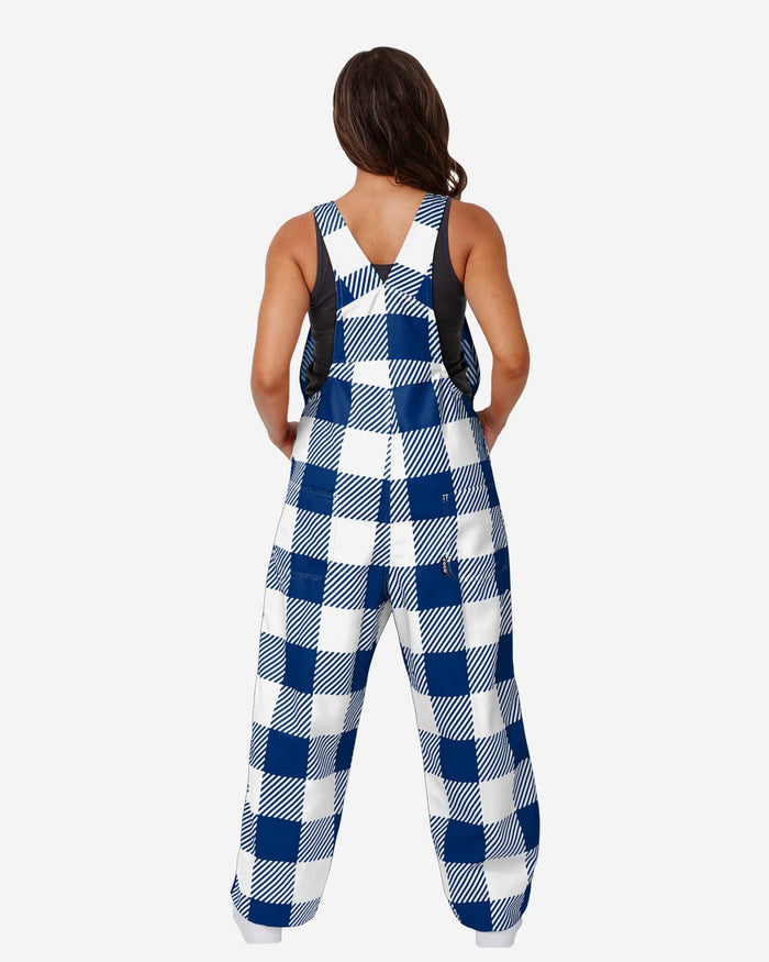 Los Angeles Dodgers Womens Plaid Bib Overalls FOCO - FOCO.com