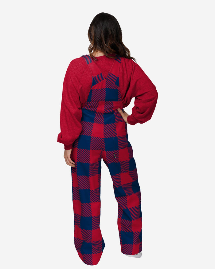 St Louis Cardinals Womens Plaid Bib Overalls FOCO - FOCO.com