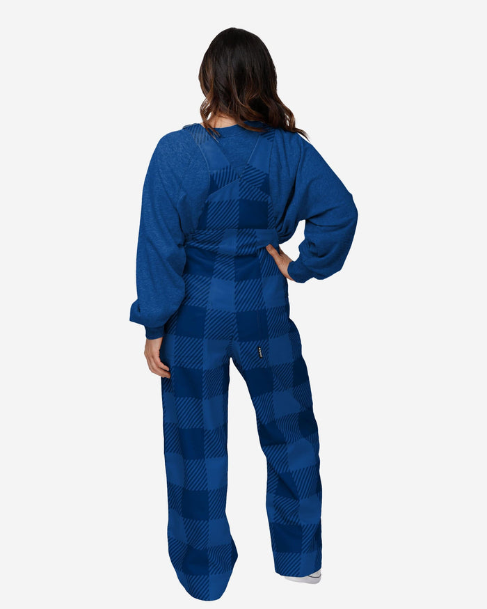 Toronto Blue Jays Womens Plaid Bib Overalls FOCO - FOCO.com