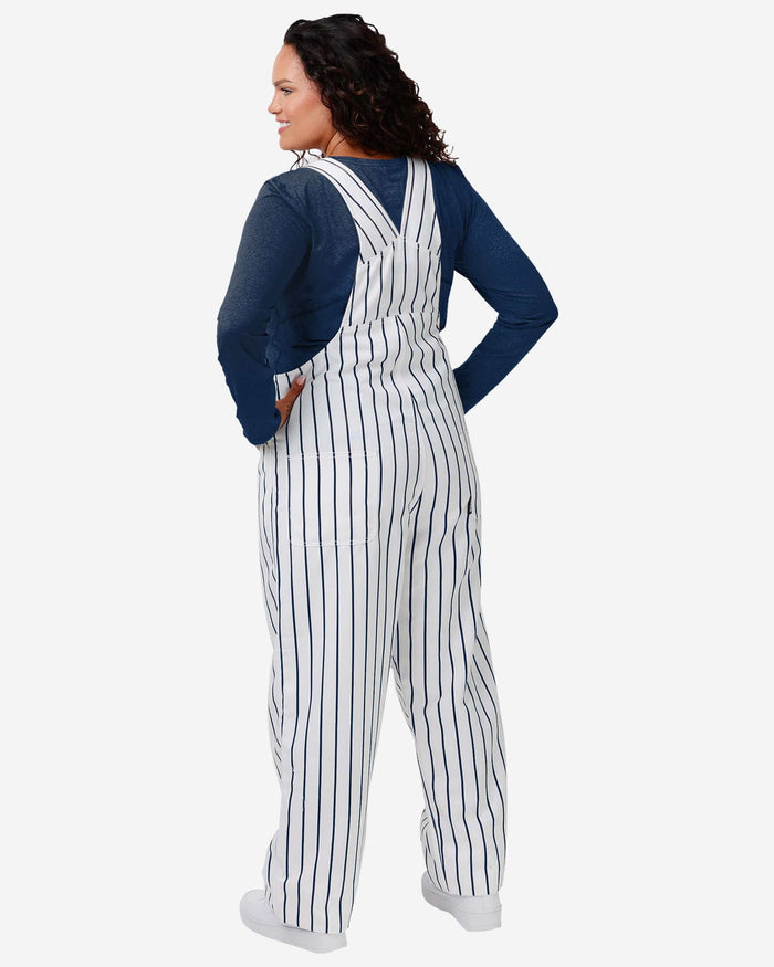 Milwaukee Brewers Womens Pinstripe Bib Overalls FOCO - FOCO.com