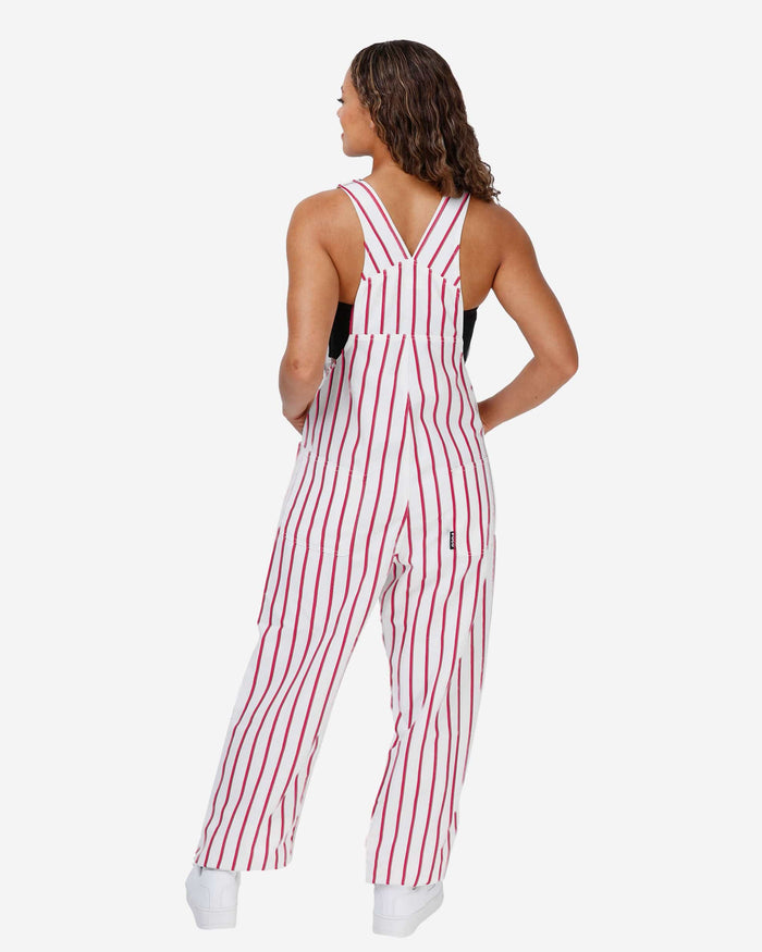 Philadelphia Phillies Womens Pinstripe Bib Overalls FOCO - FOCO.com