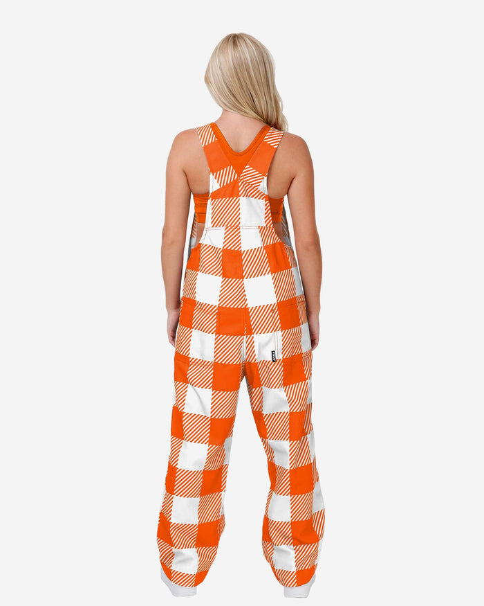 Oklahoma State Cowboys Womens Plaid Bib Overalls FOCO - FOCO.com