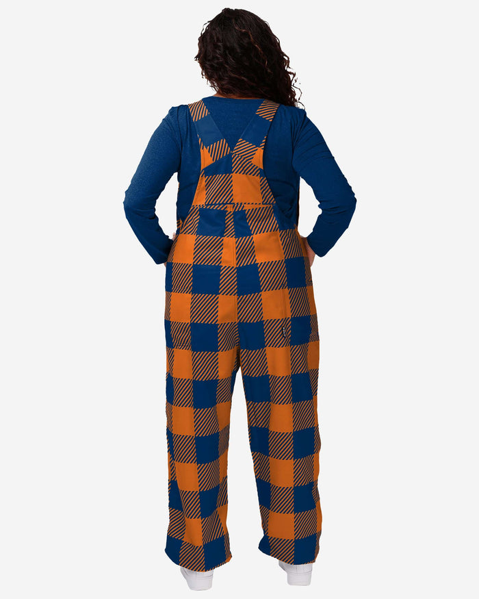 Syracuse Orange Womens Plaid Bib Overalls FOCO - FOCO.com