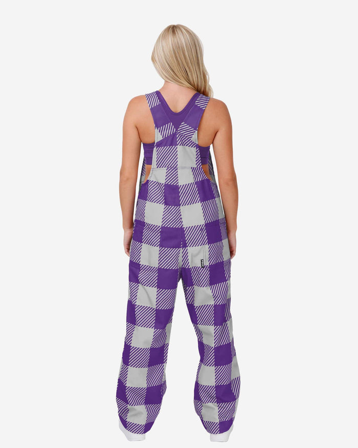 TCU Horned Frogs Womens Plaid Bib Overalls FOCO - FOCO.com