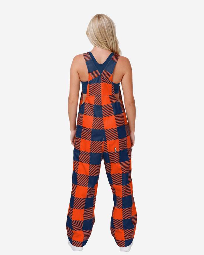 Virginia Cavaliers Womens Plaid Bib Overalls FOCO - FOCO.com