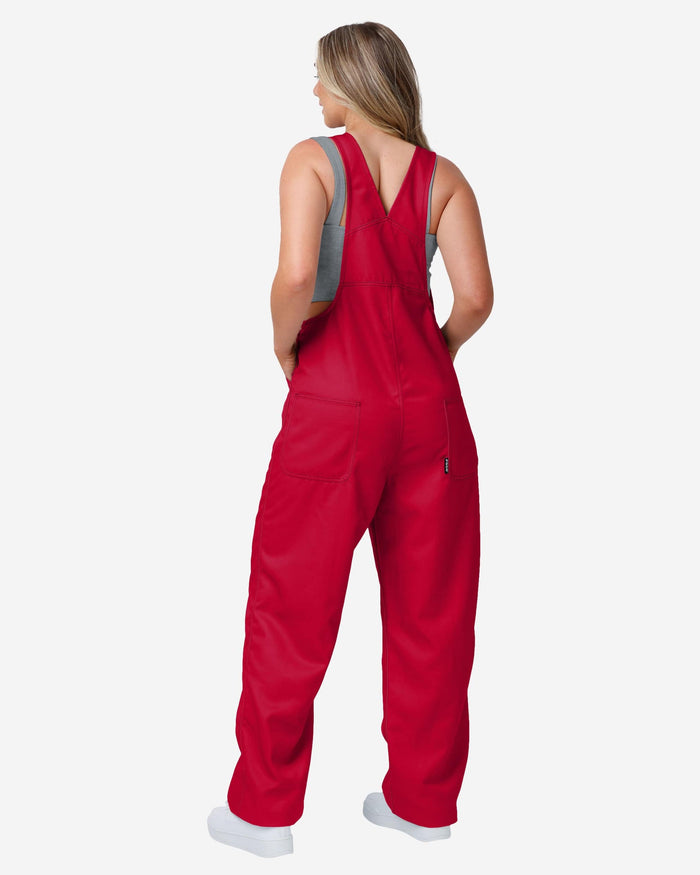 Ohio State Buckeyes Womens Big Logo Bib Overalls FOCO - FOCO.com