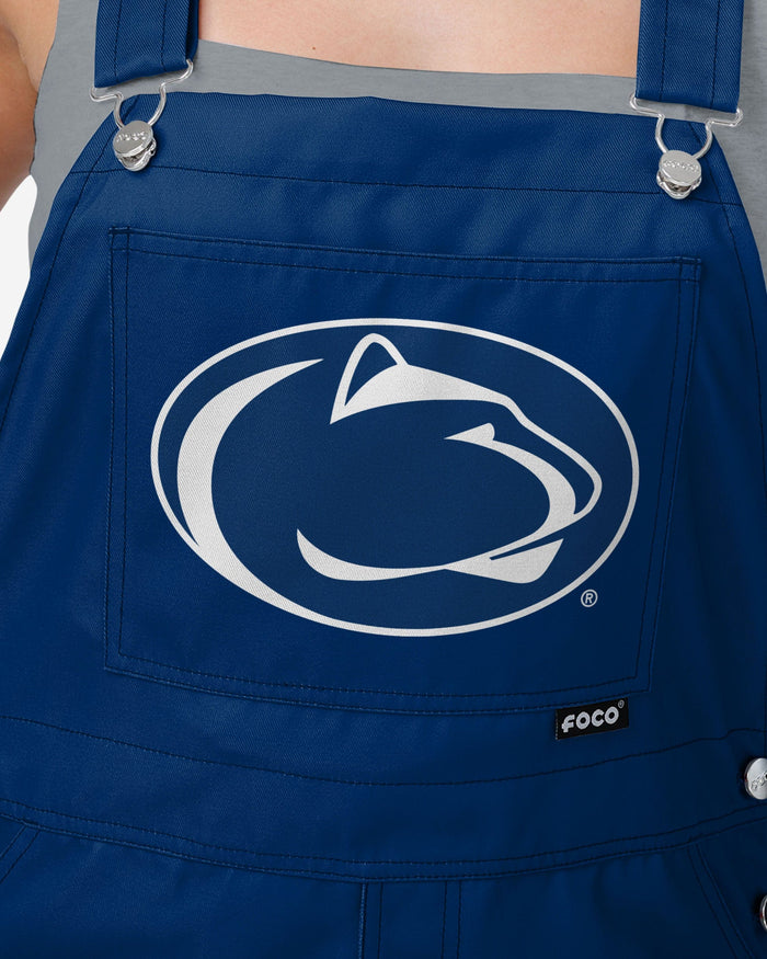 Penn State Nittany Lions Womens Big Logo Bib Overalls FOCO - FOCO.com