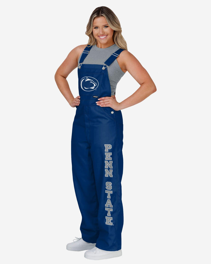 Penn State Nittany Lions Womens Big Logo Bib Overalls FOCO XS - FOCO.com