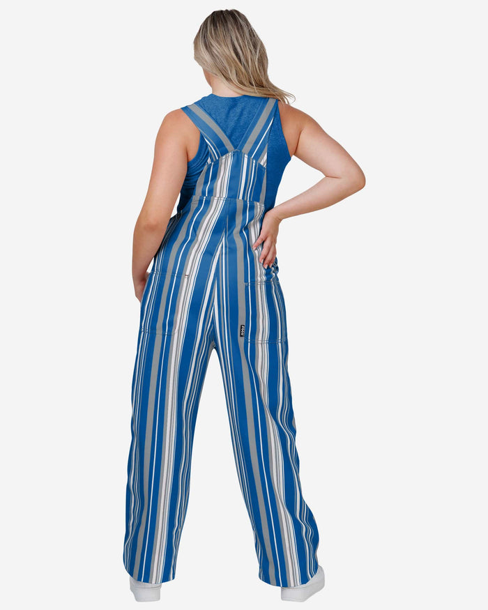 Duke Blue Devils Womens Hyper Stripe Bib Overalls FOCO - FOCO.com