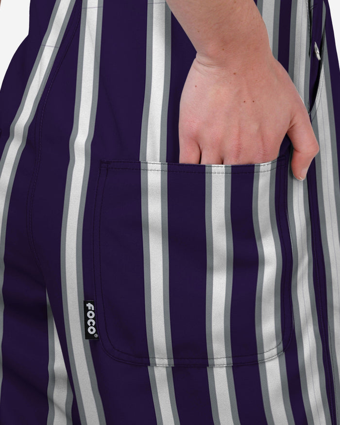Kansas State Wildcats Womens Sideline Spirit Bib Overalls FOCO XS - FOCO.com
