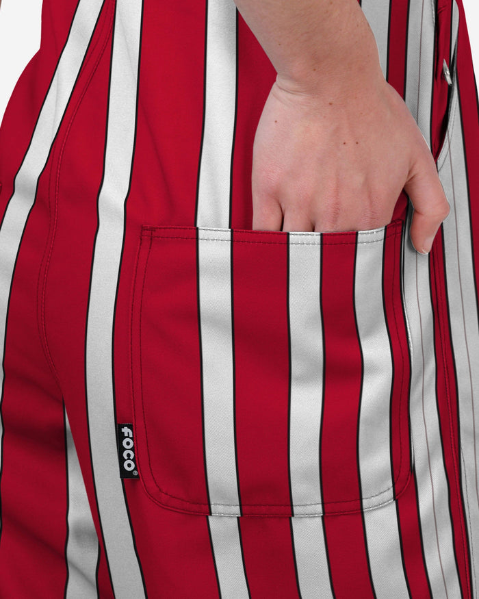 NC State Wolfpack Womens Sideline Spirit Bib Overalls FOCO XS - FOCO.com