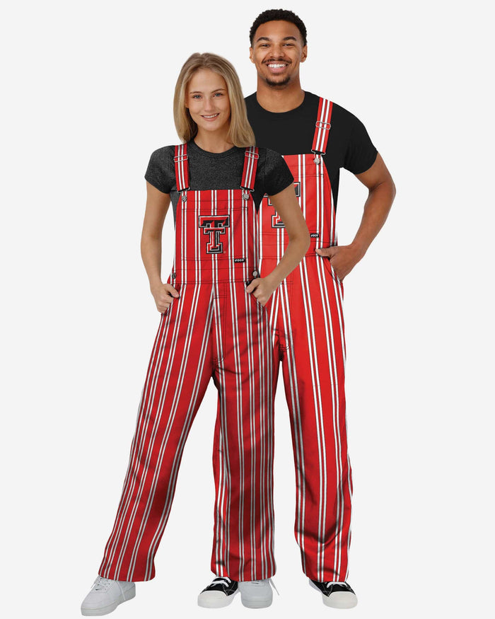 Texas Tech Red Raiders Womens Sideline Spirit Bib Overalls FOCO XS - FOCO.com
