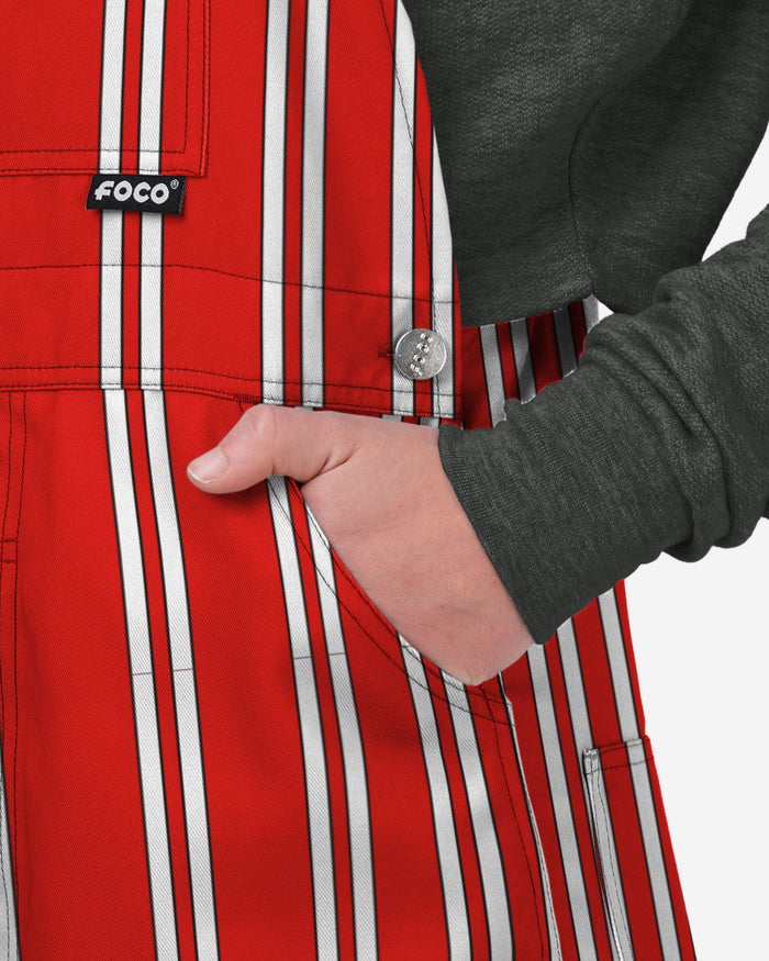 Texas Tech Red Raiders Womens Sideline Spirit Bib Overalls FOCO XS - FOCO.com