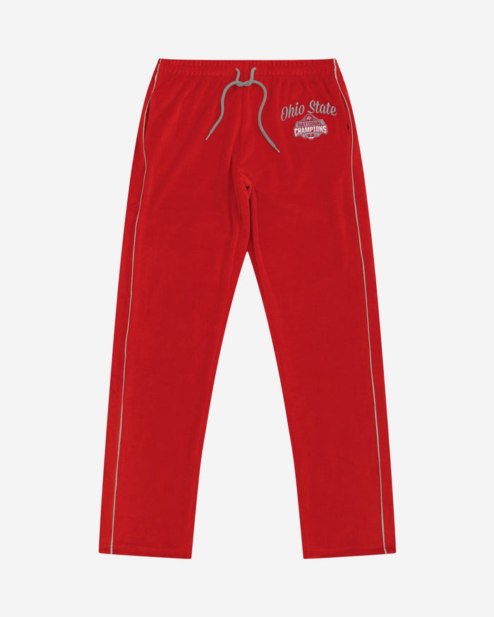 Ohio State Buckeyes 2024 Football National Champions Womens Velour Pant FOCO - FOCO.com