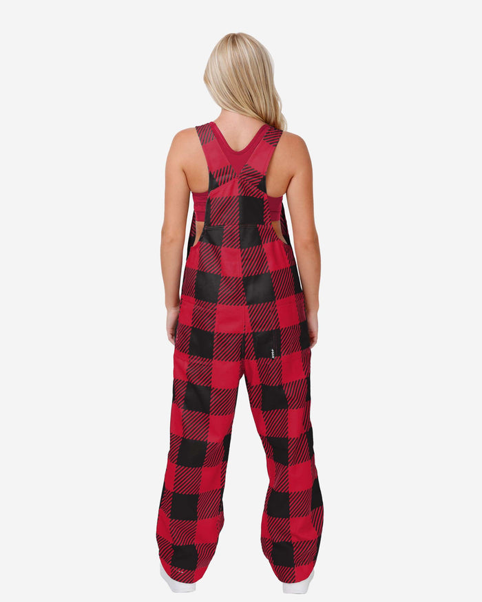 Atlanta Falcons Womens Plaid Bib Overalls FOCO - FOCO.com