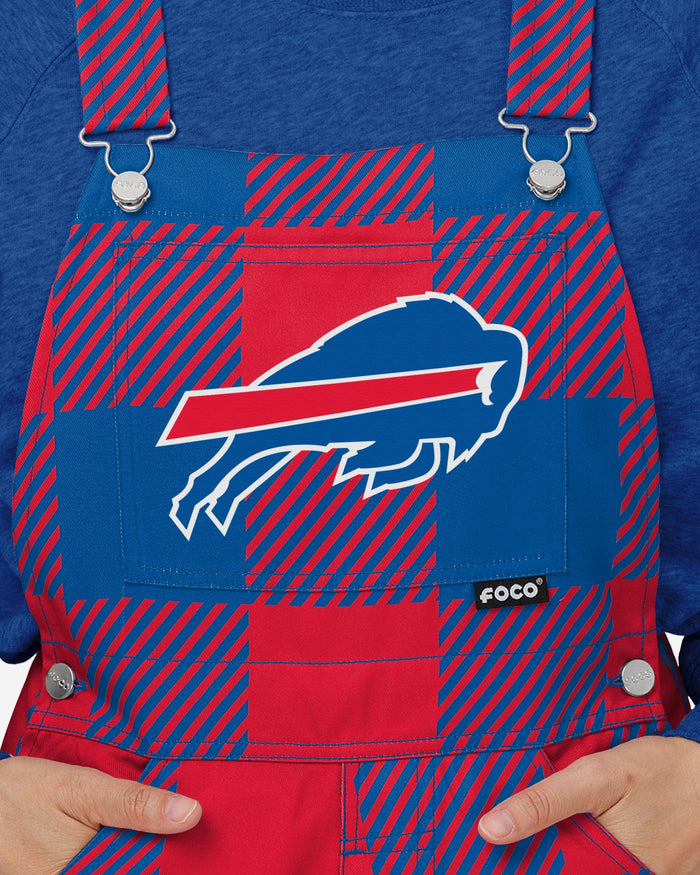 Buffalo Bills Womens Plaid Bib Overalls FOCO - FOCO.com