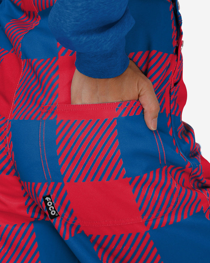 Buffalo Bills Womens Plaid Bib Overalls FOCO - FOCO.com