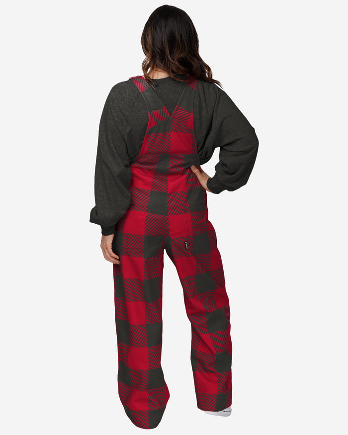 Tampa Bay Buccaneers Womens Plaid Bib Overalls FOCO - FOCO.com