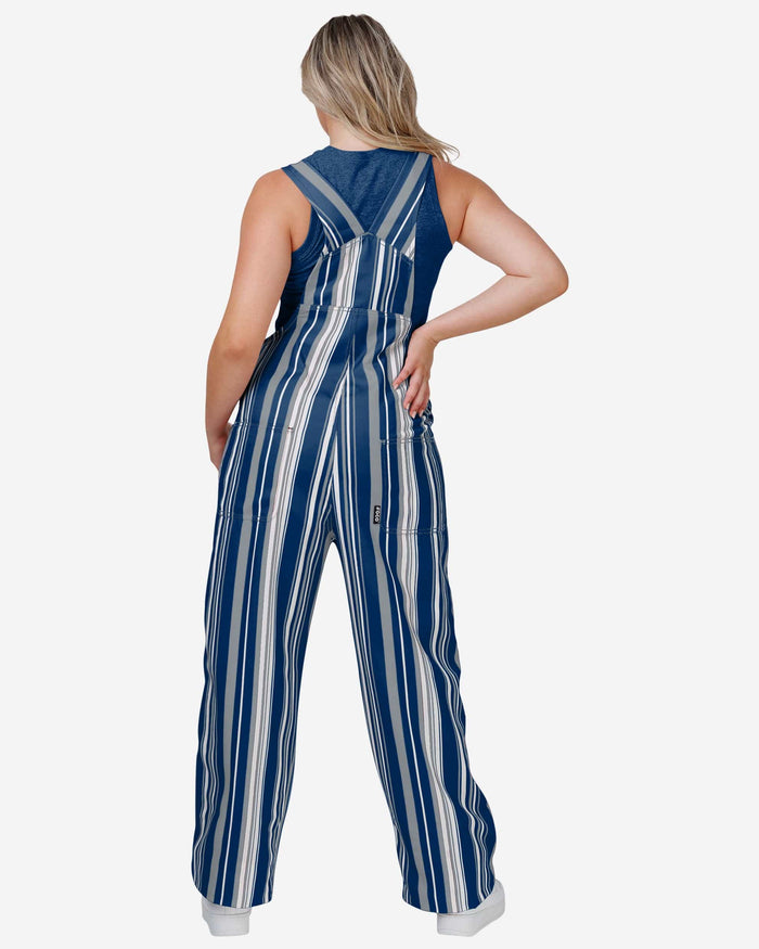 Dallas Cowboys Womens Hyper Stripe Bib Overalls FOCO - FOCO.com