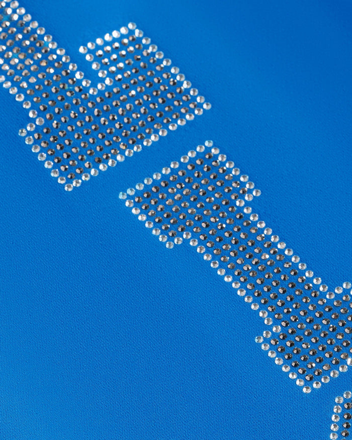 Detroit Lions Womens Big Wordmark Rhinestone Sweatpants FOCO S - FOCO.com