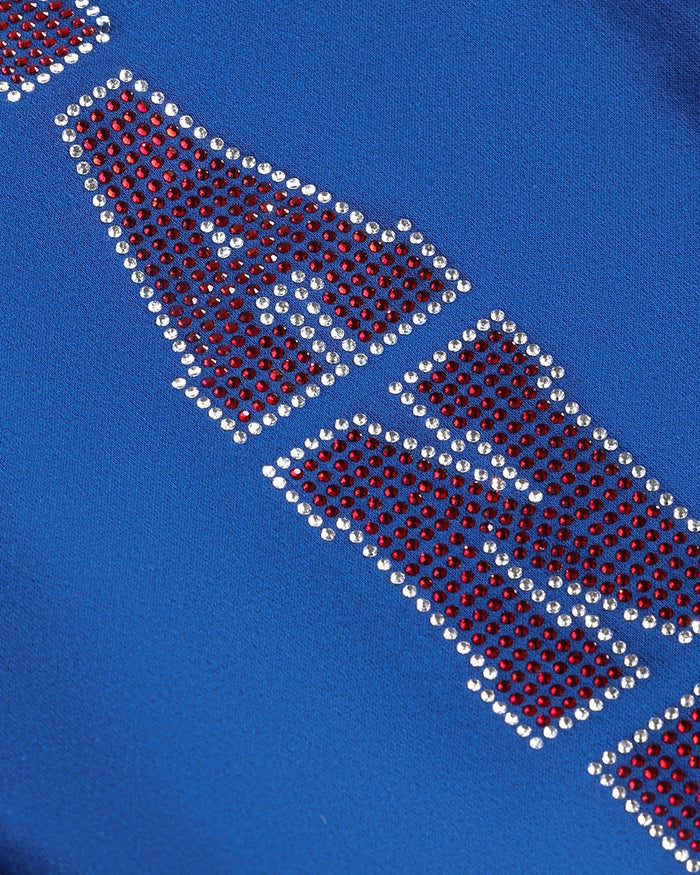 New York Giants Womens Big Wordmark Rhinestone Sweatpants FOCO S - FOCO.com