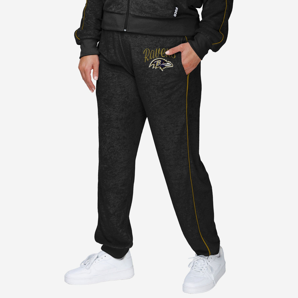 Baltimore Ravens Womens Terry Knit Joggers FOCO S - FOCO.com