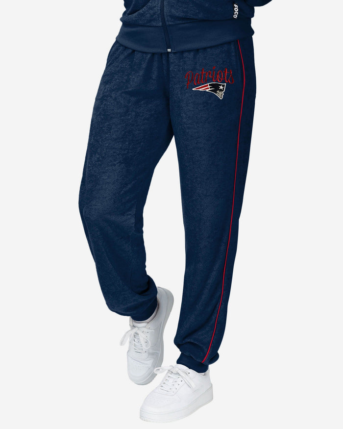 New England Patriots Womens Terry Knit Joggers FOCO S - FOCO.com