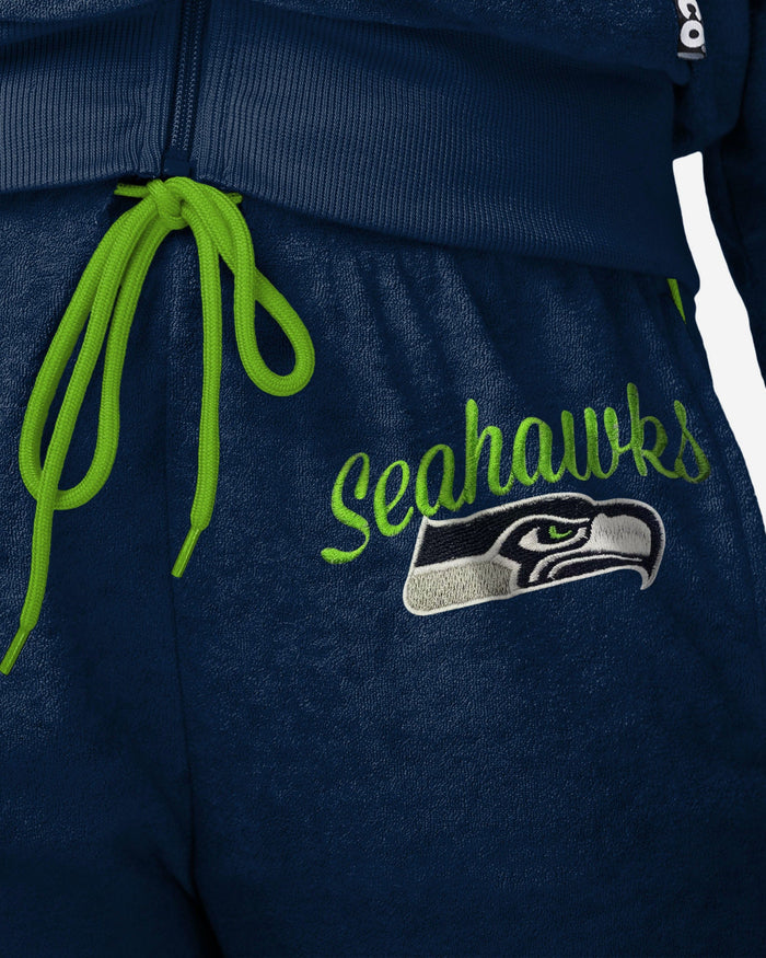 Seattle Seahawks Womens Terry Knit Joggers FOCO - FOCO.com