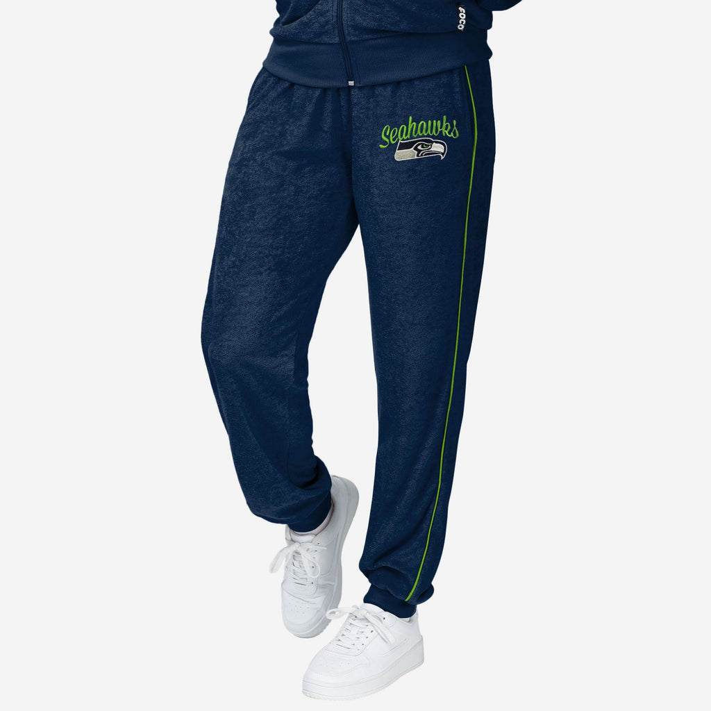 Seattle Seahawks Womens Terry Knit Joggers FOCO S - FOCO.com