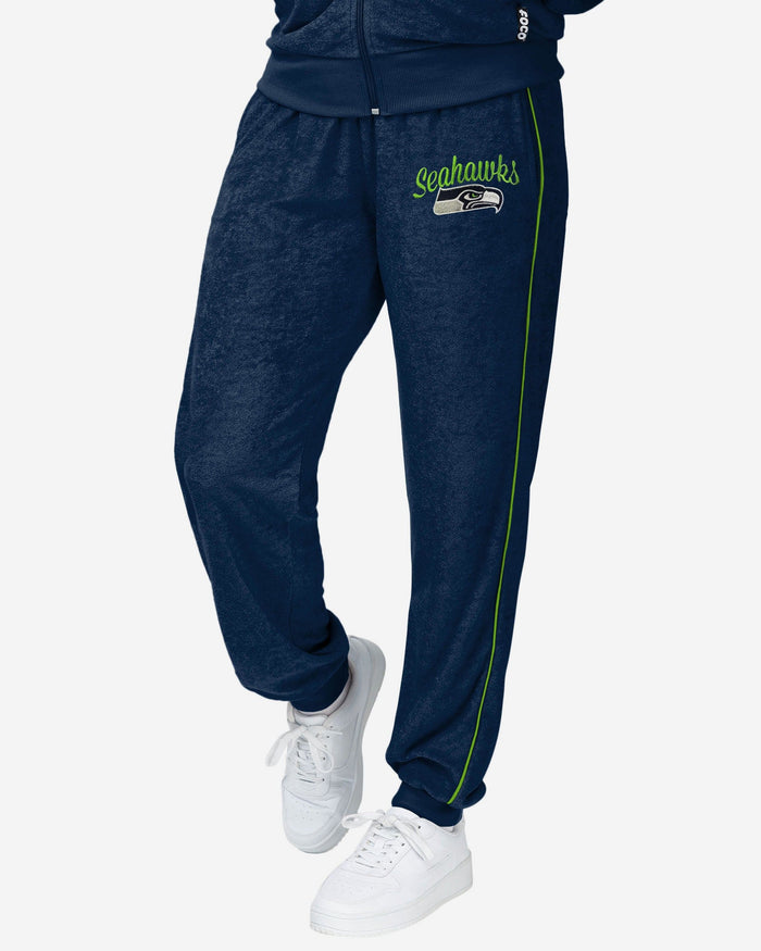 Seattle Seahawks Womens Terry Knit Joggers FOCO S - FOCO.com