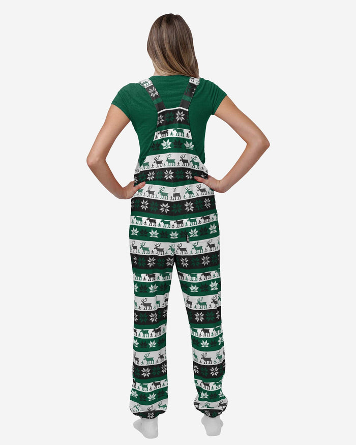 New York Jets Womens Ugly Home Gating Bib Overalls FOCO - FOCO.com