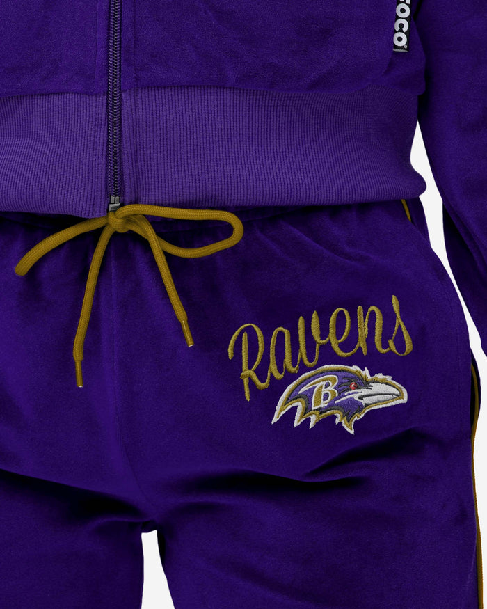 Baltimore Ravens Womens Velour Pants FOCO - FOCO.com