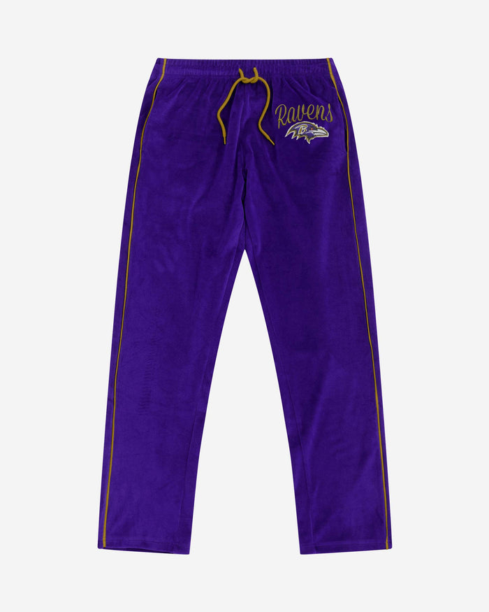 Baltimore Ravens Womens Velour Pants FOCO - FOCO.com