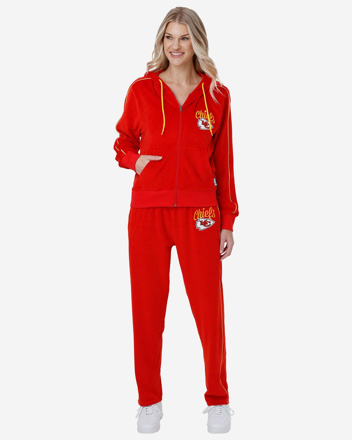 Kansas City Chiefs Womens Velour Pants FOCO - FOCO.com