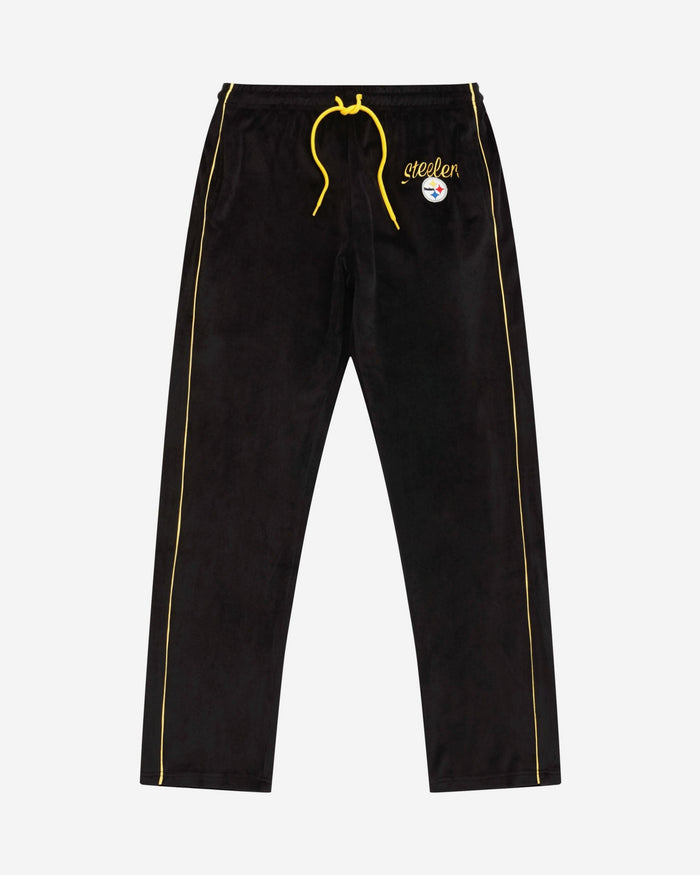 Pittsburgh Steelers Womens Velour Pants FOCO - FOCO.com